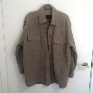 Banana republic oversized shirt jacket